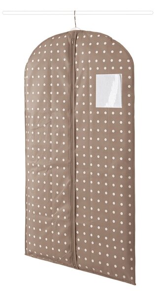 Beżowy pokrowiec na ubrania Compactor Dots, 100 cm