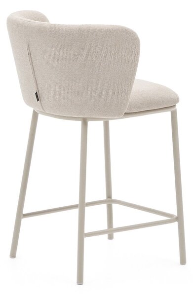 Beżowy hoker (wysokość siedziska 65 cm) Ciselia – Kave Home