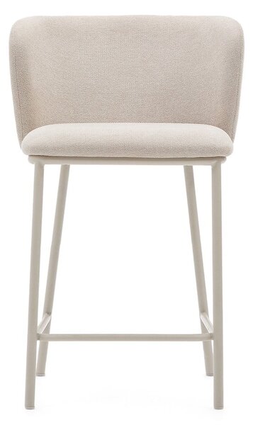Beżowy hoker (wysokość siedziska 65 cm) Ciselia – Kave Home