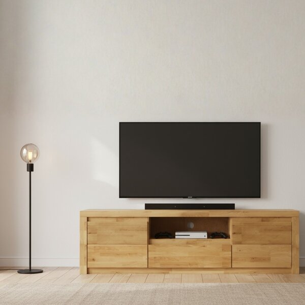 Dębowa szafka rtv 160 cm Bruno 44
