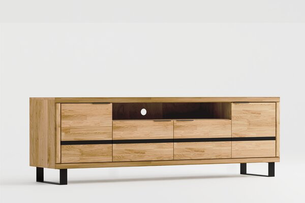 Loftowa szafka rtv 200 cm Mono Loft 02
