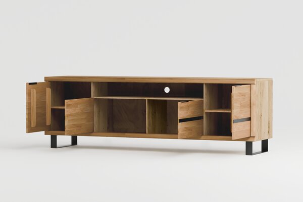 Loftowa szafka rtv 200 cm Mono Loft 02