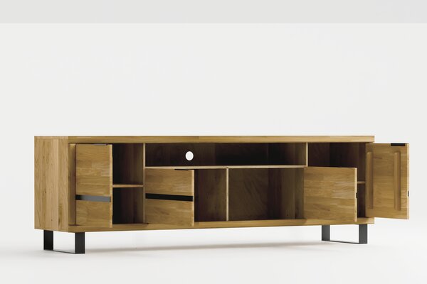 Loftowa szafka rtv 200 cm Mono Loft 02