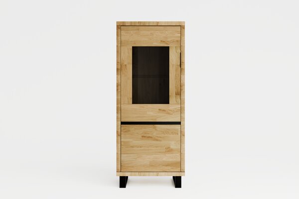 Mniejsza witryna dębowa Mono LOFT 04