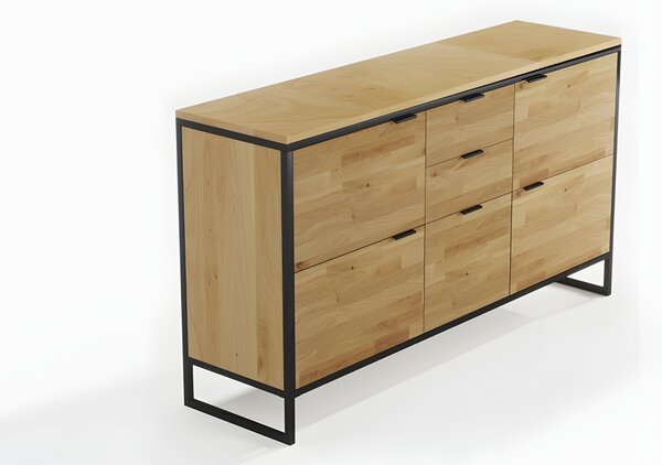 Komoda dębowa Kongo LOFT 03