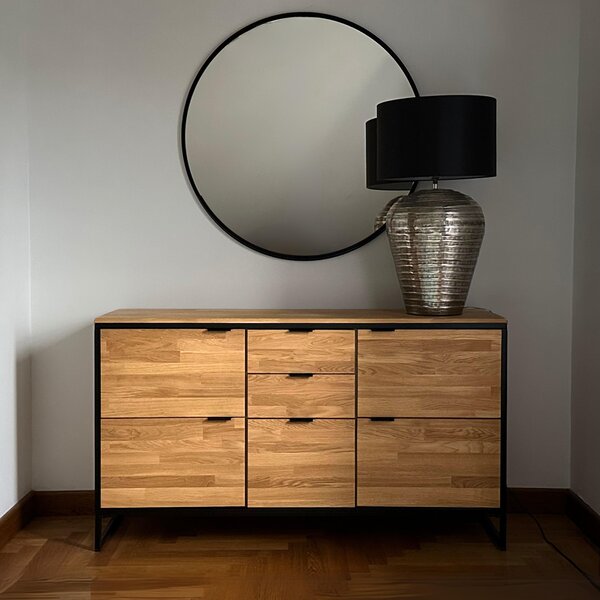 Komoda dębowa Kongo LOFT 03