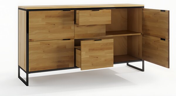 Komoda dębowa Kongo LOFT 03