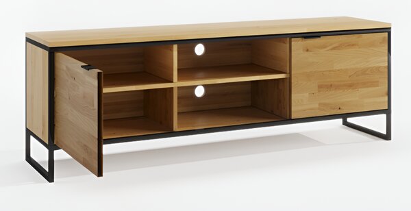 Szafka RTV metalowo-drewniana Kongo LOFT 02