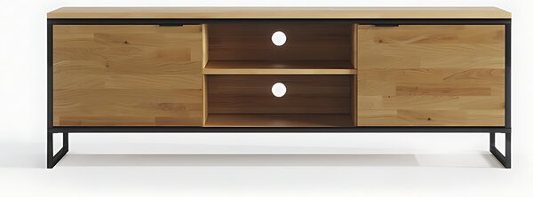 Szafka RTV metalowo-drewniana Kongo LOFT 02
