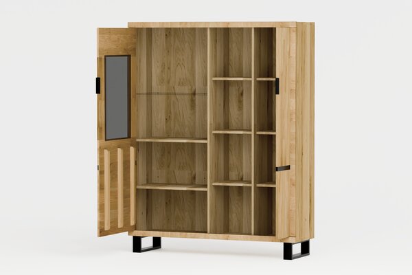 Witryna drewniana Mono LOFT 07