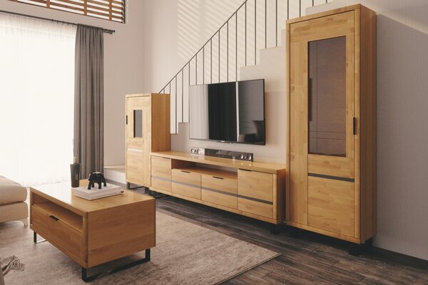 Dębowa ława Mono LOFT 08