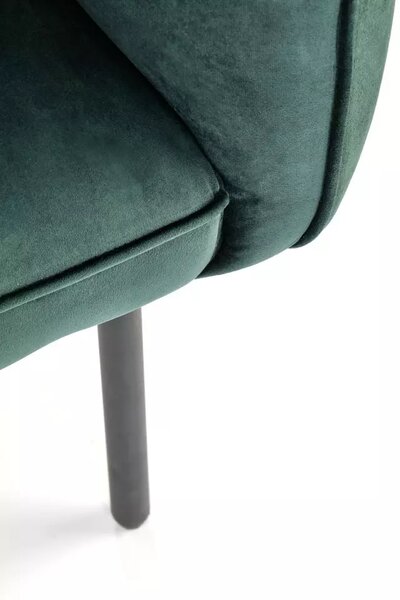Fotel zielony welur Madera 01