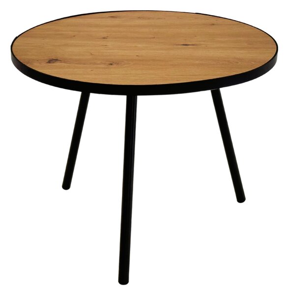 Zestaw designerskich stolików ozdobionych skórą Kreo 01