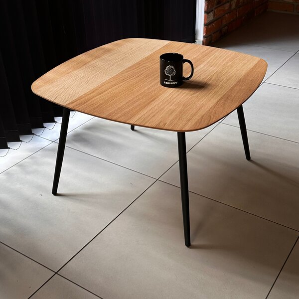 Nowoczesny stolik drewniany Geometric 03