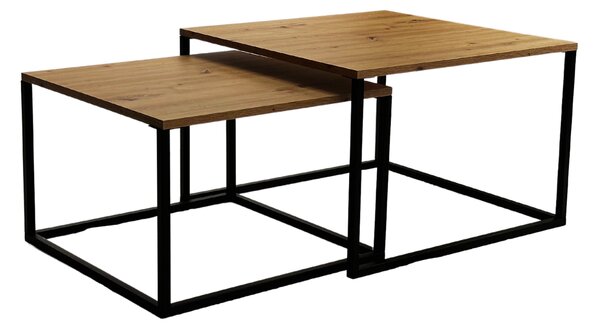 Stolik kwadratowy Loft 2 w 1