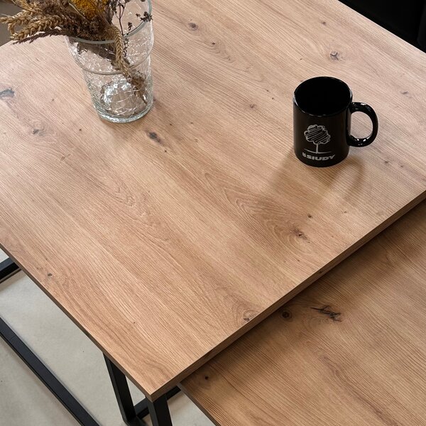 Stolik kwadratowy Loft 2 w 1
