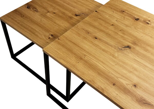 Stolik kwadratowy Loft 2 w 1