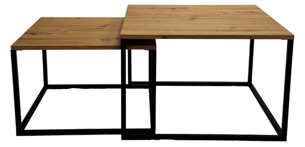 Stolik kwadratowy Loft 2 w 1