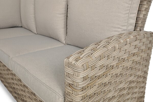 OUTLET 276 Narożnik technorattanowy SANTANA DINING Beige