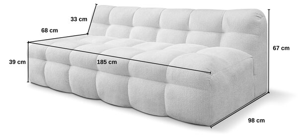 Designerska sofa Nubo w nowoczesnym stylu