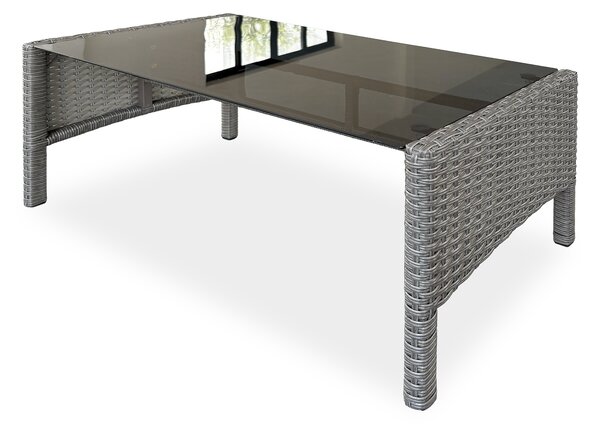 Zestaw wypoczynkowy z technorattanu SAN MARINO Grey- Bjørkka
