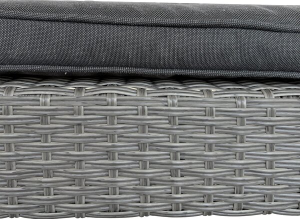 Zestaw wypoczynkowy z technorattanu SAN MARINO Grey- Bjørkka