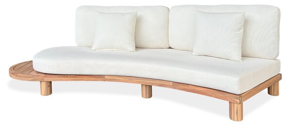Narożnik ogrodowy z drewna akacjowego LUMIA CAFFE Acacia Wood - Bjørkka