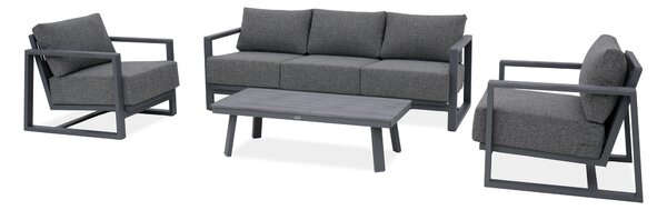 Komplet mebli ogrodowych z aluminium EVORA CAFFE Grey - FURRORE