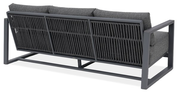 Komplet mebli ogrodowych z aluminium EVORA CAFFE Grey - FURRORE