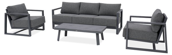 Komplet mebli ogrodowych z aluminium EVORA CAFFE Grey - FURRORE