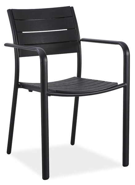 Komplet mebli ogrodowych na taras RIVIO/VENA 80 + MILO Black – Bjørkka