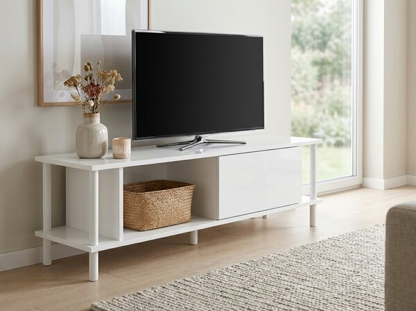 Szafka RTV PARIS 150 cm, biała