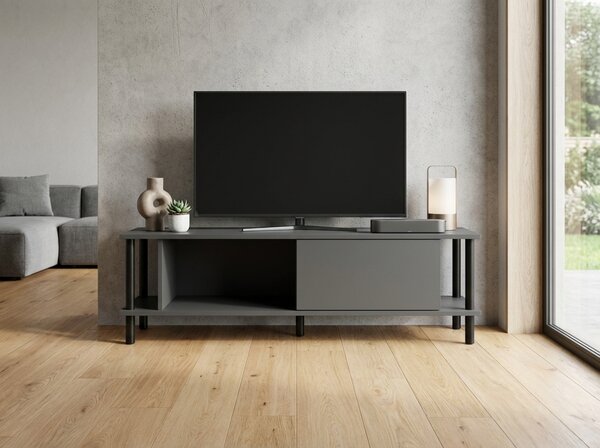 Szafka RTV PARIS 150 cm, antracyt