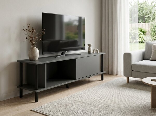 Szafka RTV PARIS 150 cm, antracyt
