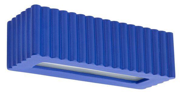Niebieski kinkiet ceramiczny Rivena – Sollux