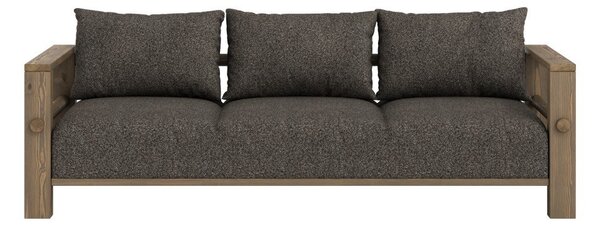 Ciemnoszara sofa 225 cm Bare – Karup