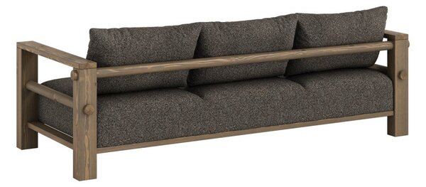 Ciemnoszara sofa 225 cm Bare – Karup