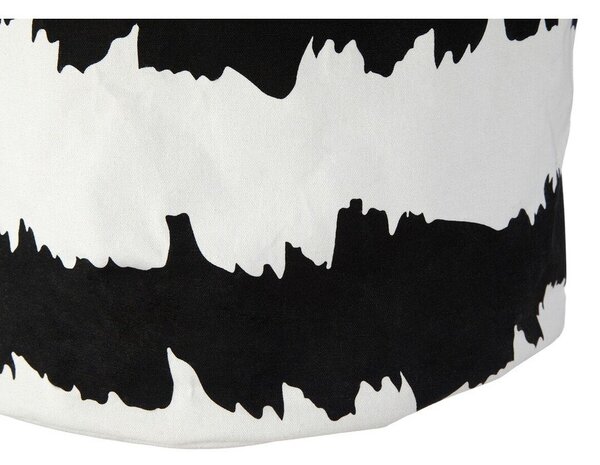 Czarno-biały tekstylny kosz na pranie Harga – Premier Housewares