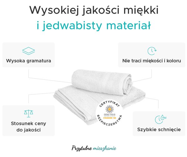 Ręcznik CLARYSSE ELEGANCE 60x110 cm ciemnoniebieski, 100% bawełna