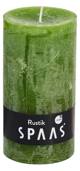Świeca słupowa SPAAS RUSTIK 13 cm zielona