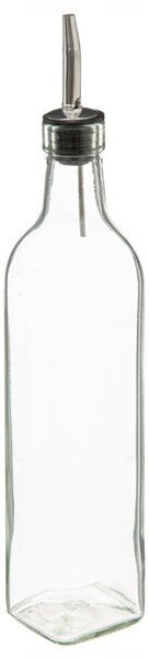 Butelki na olej i ocet w bambusowym stojaku GUSTO, 2x 480 ml