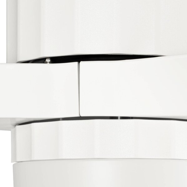 Wentylator sufitowy LED Lucande Novri, biały, Ø 132 cm, CCT Novri, biały / opal, salon / jadalnia, nowoczesny
