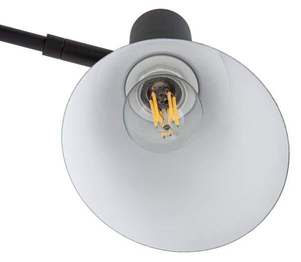 Lampa sufitowa Milia NOLA, możliwość ściemniania, czarny, salon / jadalnia, metal
