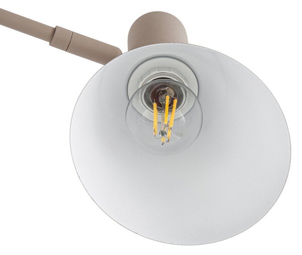 Lampa sufitowa Milia NOLA, możliwość ściemniania, kremowy / amber, salon / jadalnia, metal