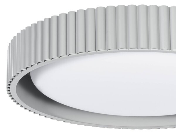 Lampa sufitowa Colbie Lindby, możliwość ściemniania, aluminiowy / szary / cynkowy, salon / jadalnia, młodzieżowy