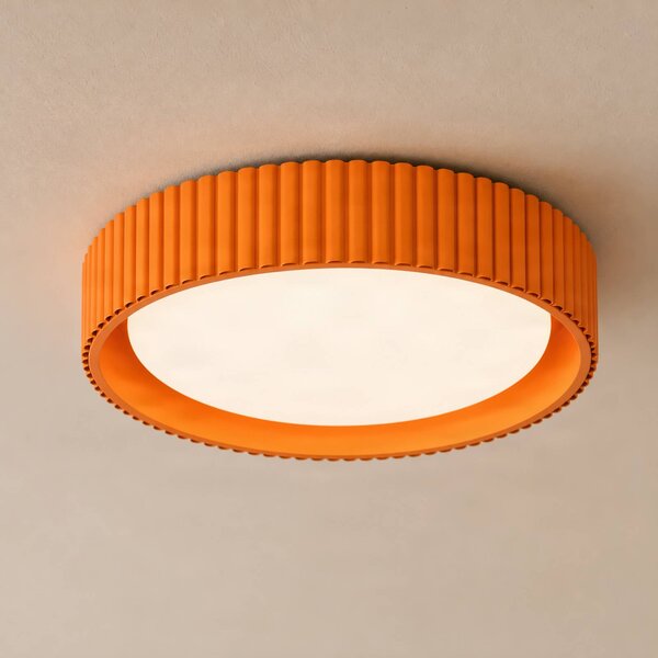 Lampa sufitowa Colbie Lindby, możliwość ściemniania, żółty / pomarańczowy, salon / jadalnia, młodzieżowy