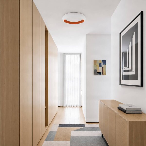 Lampa sufitowa Serava Lindby, możliwość ściemniania, biały / opal, salon / jadalnia, tworzywo sztuczne, nowoczesny