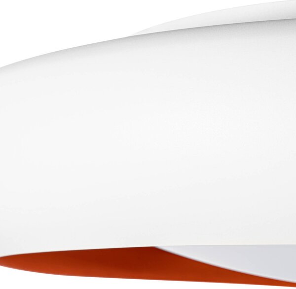 Lampa sufitowa Serava Lindby, możliwość ściemniania, biały / opal, salon / jadalnia, tworzywo sztuczne, nowoczesny