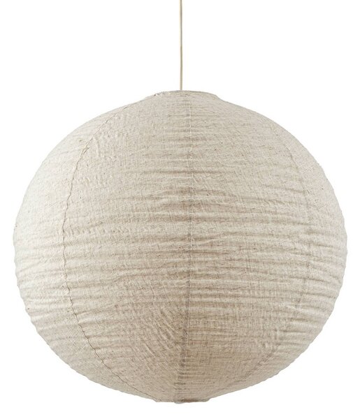 Lampa wisząca Autumn Lindby, możliwość ściemniania, kremowy / amber, salon / jadalnia, tkanina / materiał / jedwab, skandynawski