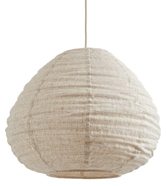 Lampa wisząca Autumn Lindby, możliwość ściemniania, kremowy / amber, salon / jadalnia, tkanina / materiał / jedwab, skandynawski